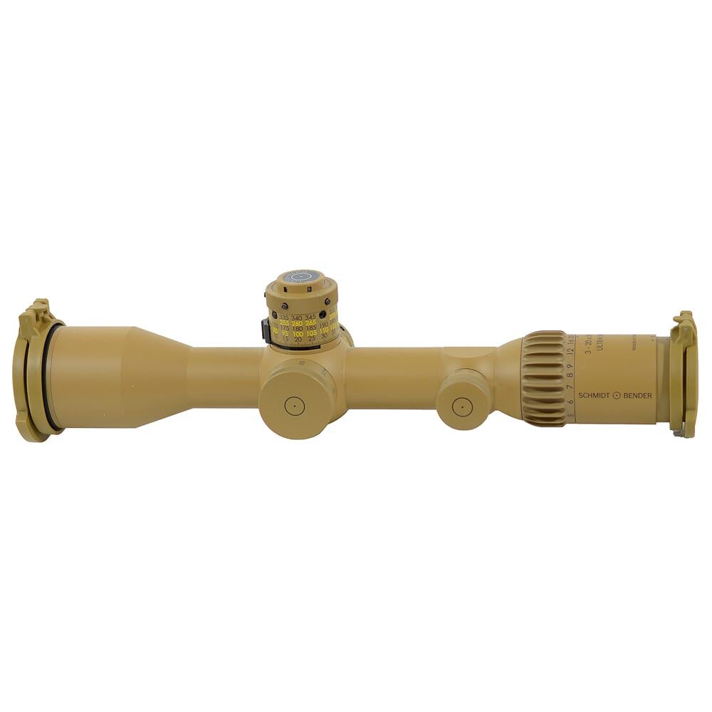 Schmidt Bender 3-20x50 PM II Ultra Short LP P4FL 1/2cm cw MT II MTC LT / DT II+ ZC LT RAL8000 Riflescope 667-945-972-I6-H6