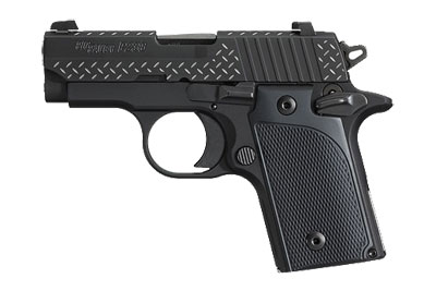BLACK DIAMOND PLATE, Black Nitron w/ Diamond Plate Engraving, SLITE, Black G-10 Grips---same as Blac 238-380-BDP-AMBI