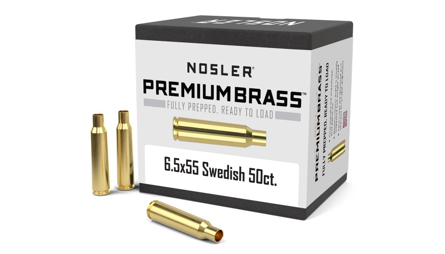Nosler Premium Brass Box Brass - 6.5mmx55 Swed (50ct) Brass 10212