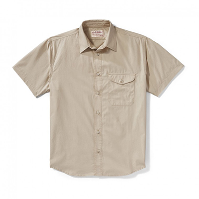 Filson Filson'S S/S Feather Cloth Shirt DesertTan XXXL FCO-004276 FIL-10807-DesertTan-XXXL|FIL-10807-DesertTan-XXXL