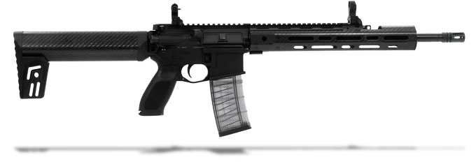 SIG516G2 SIG516 5.56 NATO SEMI 16 IN Carbon Fiber Forend & Rifle Stock Flip Sights 30RD Lancer Mag R516G2-16B-FS-CF
