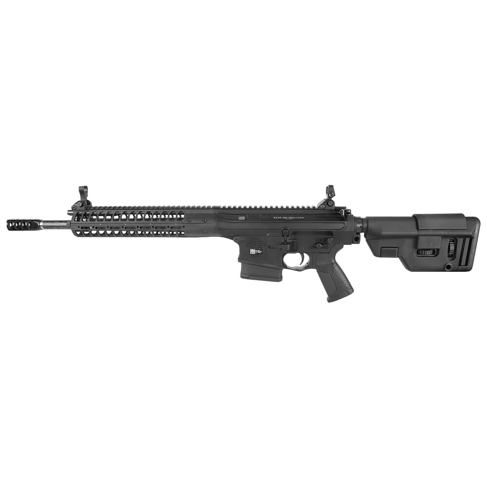 LWRC REPR MKII 7.62mm NATO 16.1" 5/8x24 1:10" Proof Bbl Black CA Compliant Rifle REPRMKIIR7BPR16CAC