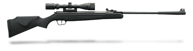 Stoeger X-50 .22 Black Synthetic Monte Carlo-Style Stock with Fiber-Optic Sights and 3-9 x 40 AO Sc 30116