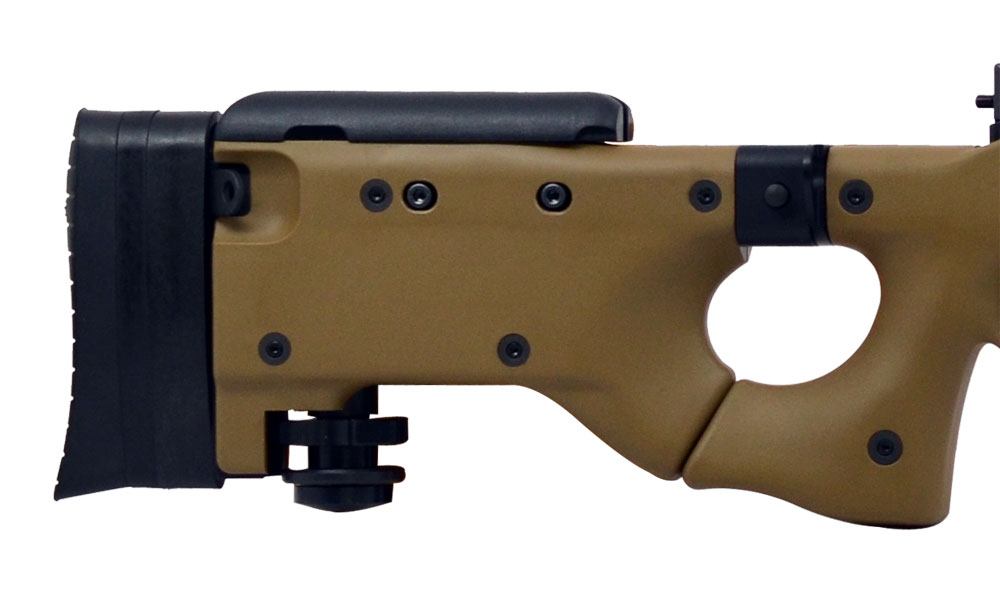 Accuracy International AW .308 24' SAS Brake, No Rail, Dark Earth Folder, Butt Spike