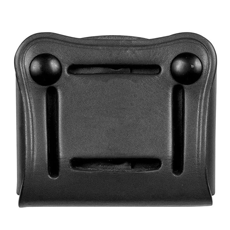 Beretta Black Double Leather Open Top Magazine Pouch E03565