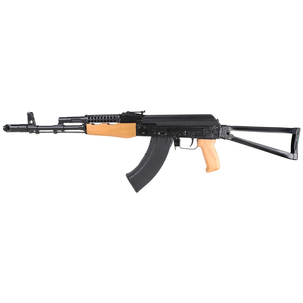 Kalashnikov USA KR-103SFSAW-TRI 7.62x39mm 16.33" Bbl Side Folding Triangle Stock w/Blonde Wood, Cheese Grater HG, (1) 30rd Mag KR-103SFSAW-TRI