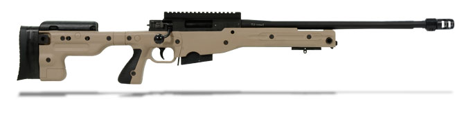 Accuracy International AT Rifle - Fixed Pale Brown Stock - 308 Win 20 inch threaded bbl std brake - small firing pin - R11033-CR AT-308RFIPBQ20THSM