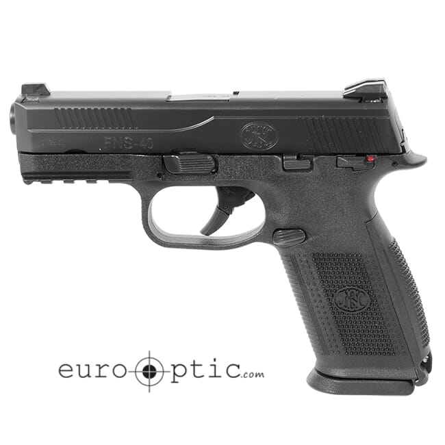 FNS-40 Black DA Manual Safety Fixed 3-Dot Sights (3) 14rd Mags LE 66938