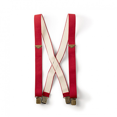 Filson Clip Suspenders Red Long FCO-006125 FIL-30080-Red-Long