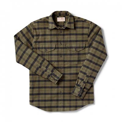 Filson Alaskan Guide X-Long Otter Green/Black Shirt FIL-12007-OtGnBlack-M-LONG