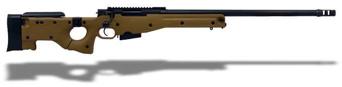 Accuracy International AW 6.5 Creedmoor 26' Plain SAS Brake, Pic Rail, Dark Earth Folder