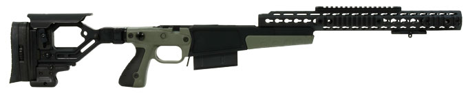 AICS AX Chassis Rem 700 LA .338 Lapua CIP Green 26714GR