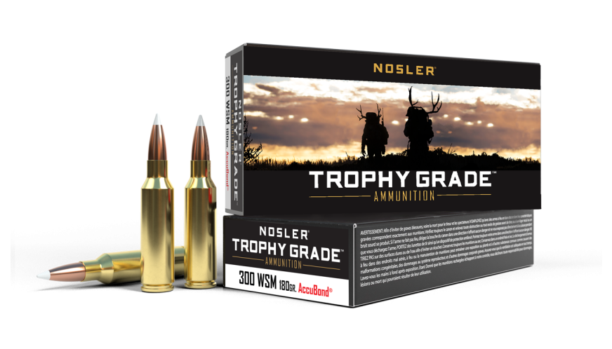 Nosler Trophy Grade TGA - 300 WSM 180g AB SP (20ct) Ammunition 60063