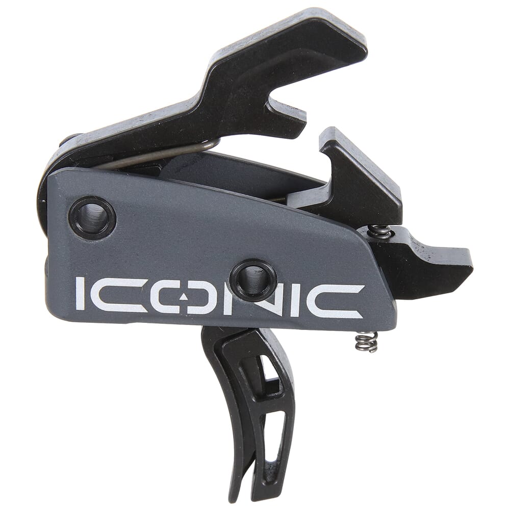RISE Armament ICONIC by RISE Independent Two-Stage 3.0lbs Graphite Gray Trigger w/Anti-Walk Pins T22-GRY