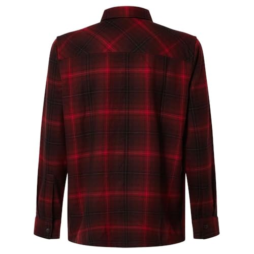 Oakley Butter Flannel Shirt Black/Grenache Check FOA406104-43Z