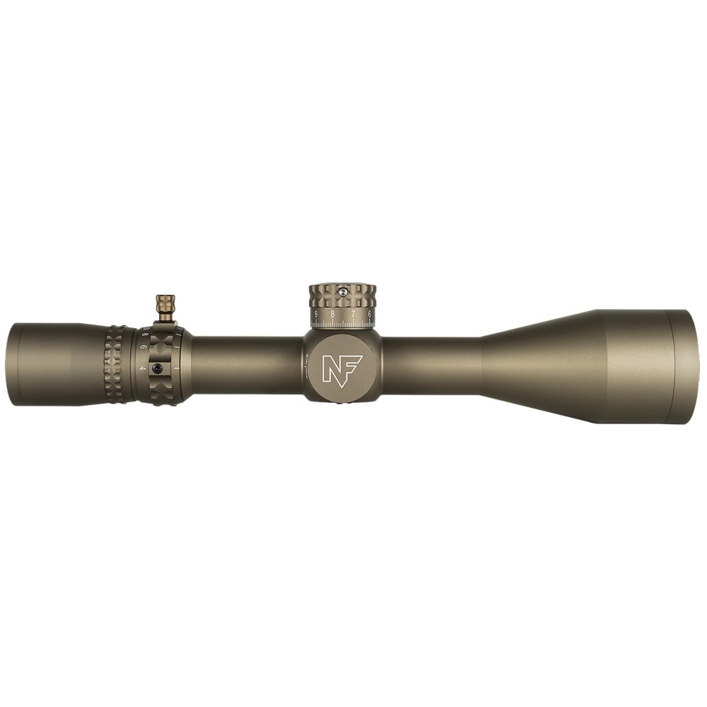 Nightforce NX8 4-32x50mm F1 ZeroStop .1 MRAD DigIllum PTL TReMoR3 Dark Earth FDE Riflescope C666