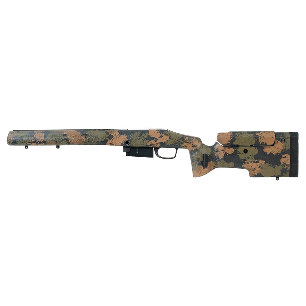 Manners Elite Carbon Folding TF4A Rem 700 SA DBM #7 Contour Adj Cheek - 2 front studs - Black Forest
