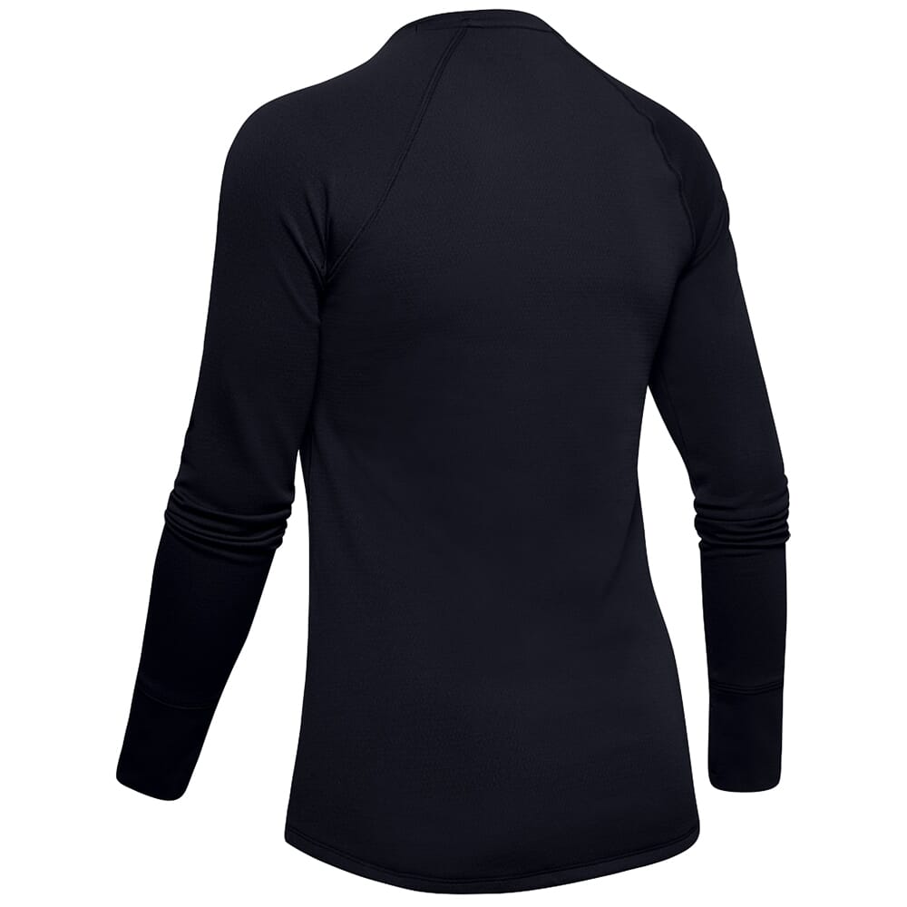 Under Armour Women's ColdGear Base Long Sleeve Crew 2.0 Black/Pitch Gray XL 1343321-001006