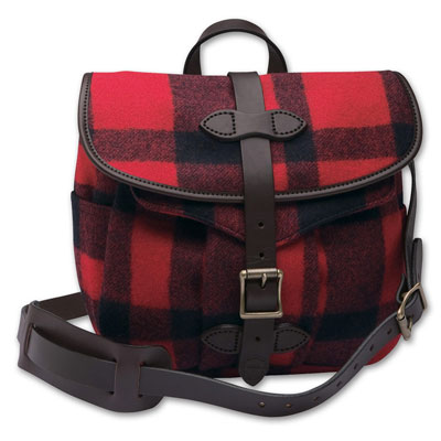 Filson SM Red/Black Wool Field Bag FIL-70100-RB
