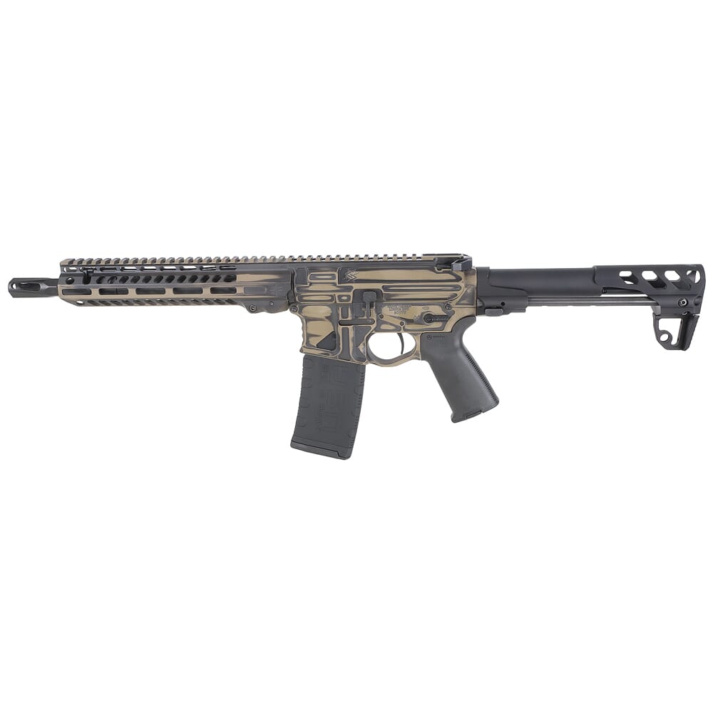 Seekins Precision CQ PDW .223 Wylde 10.5" 1:8" 1/2"x28 TPI Bbl BW FDE Short Barrel Rifle 0011300085-FDEBW