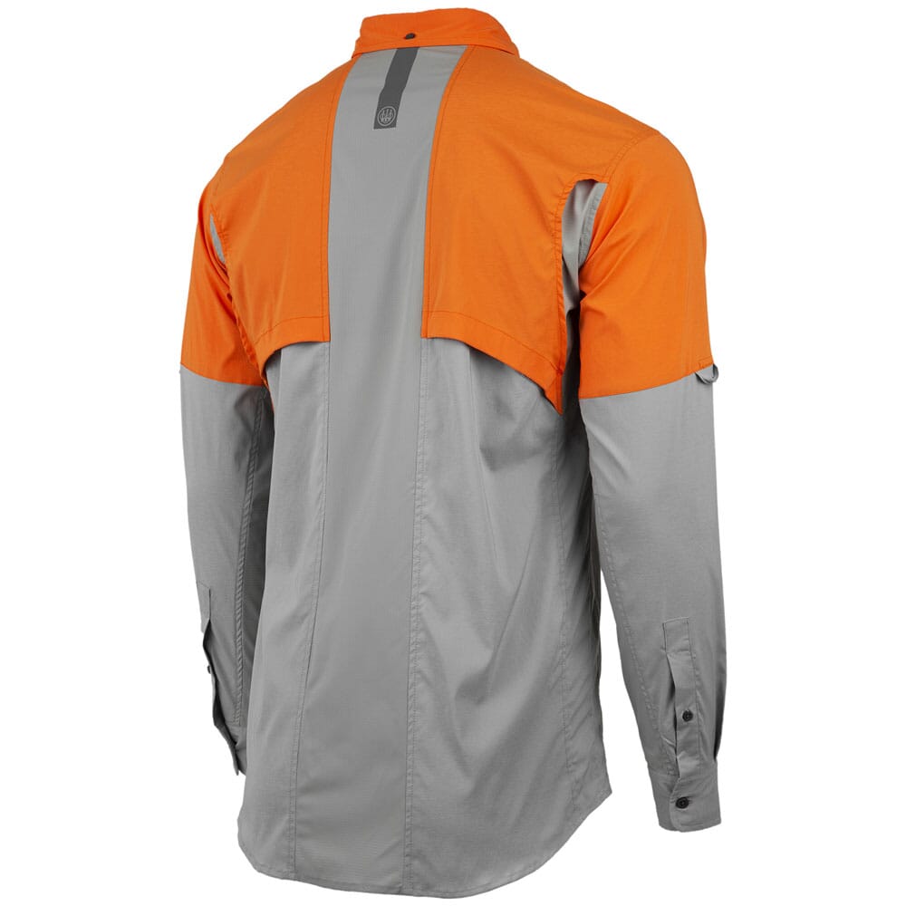 Beretta TKAD Flex Shirt Grey/Blaze Orange X Large LU931T23340965XL