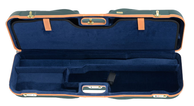 Negrini Deep Two Gun 35.4&quot; Green/Blue/Leather Trim 1646LX-2f/5046