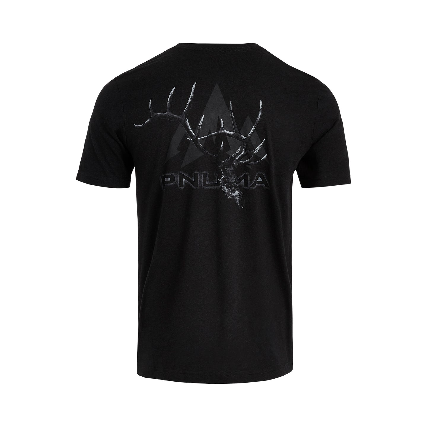 Pnuma Outdoors Dark Elk Tee Shirt, Black Color XL SS-TS-DE-BL-XL