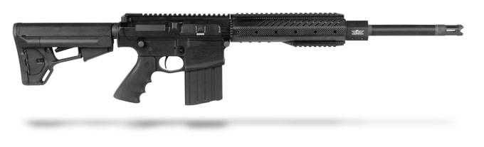 Christensen Arms CA-10 black receiver, carbon wrap 308, 18 inch bbl, Magpul ACS Lite stock, one 20 r