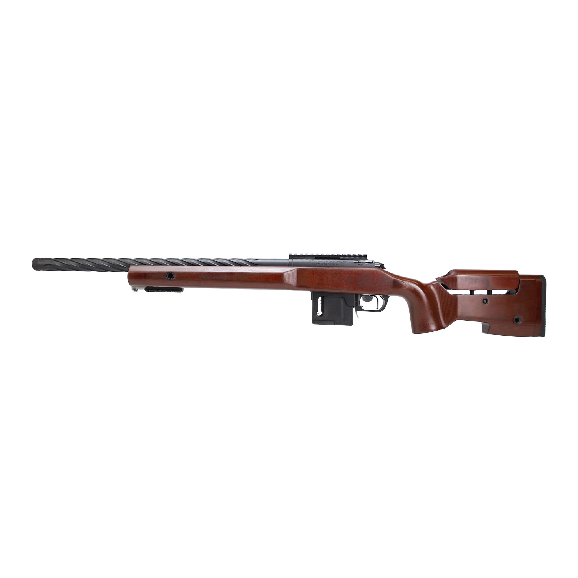 Vudoo Gun Works Gen2 RH 22LR 20&quot; Ace MTU Spiral Flute 1/2-28 20MOA TT Primary Foundation Genesis Light-w/Bag Hook FRI-22LR-G2-MTU20SFT-FED