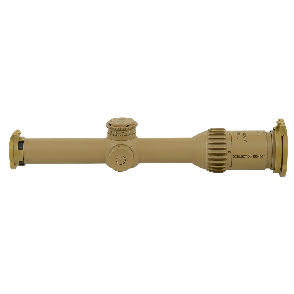 Schmidt Bender 1-8x24 PM II ShortDot Dual CC MDR-T6 CC 1cm ccw ST LT MTC / ST LT ZC Pantone 7504M Riflescope 683-846-43E-K2-H2