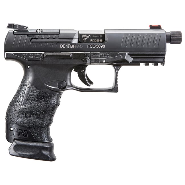 Walther PPQ M2 Q4 TAC 9mm Pistol with Threaded Barrel and 3 Mags 2825929