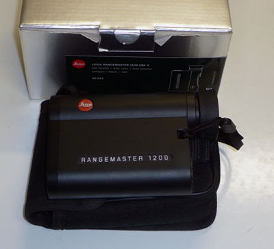 Leica Rangemaster CRF 1200 Yards - Excellent condition with soft case and strap. Item #UB151