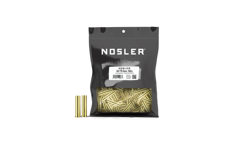 Nosler Brass - 45-70 Govt (50 ct) Bulk Brass Bag 10266