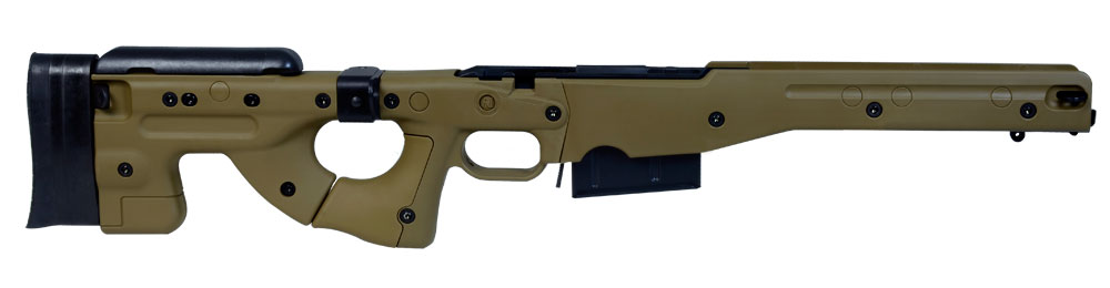 AICS Stock 2.0 Dark Earth Folding Stock - Long Action