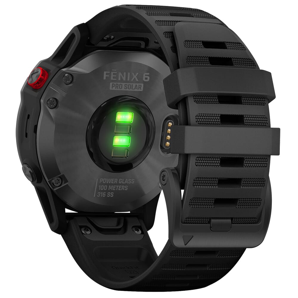 Garmin fenix 6 Pro Solar Slate Gray with Black Band Smartwatch 010-02410-14