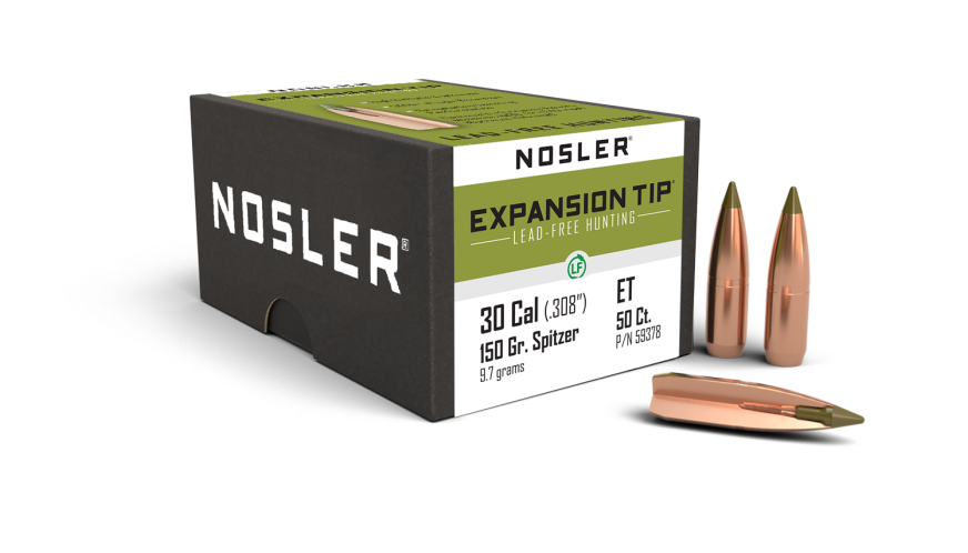 Nosler E-Tip ET - 30 150g SP b695 (50ct, M/P of 3) Bullets 59378