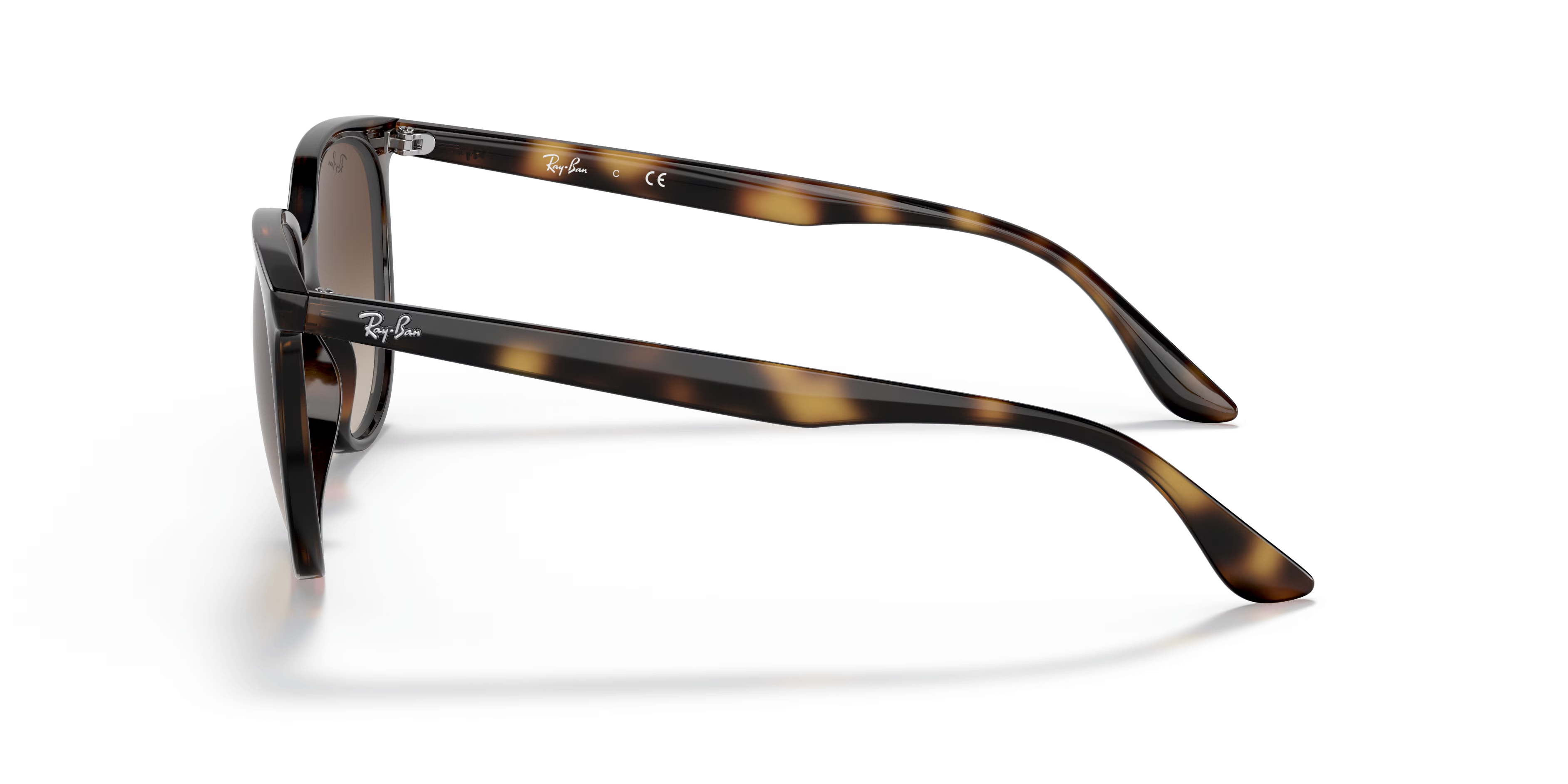 Ray-Ban 0RB4378 Polished Havana Sunglasses w/Gradient Brown Lenses 0RB4378-710/13-54