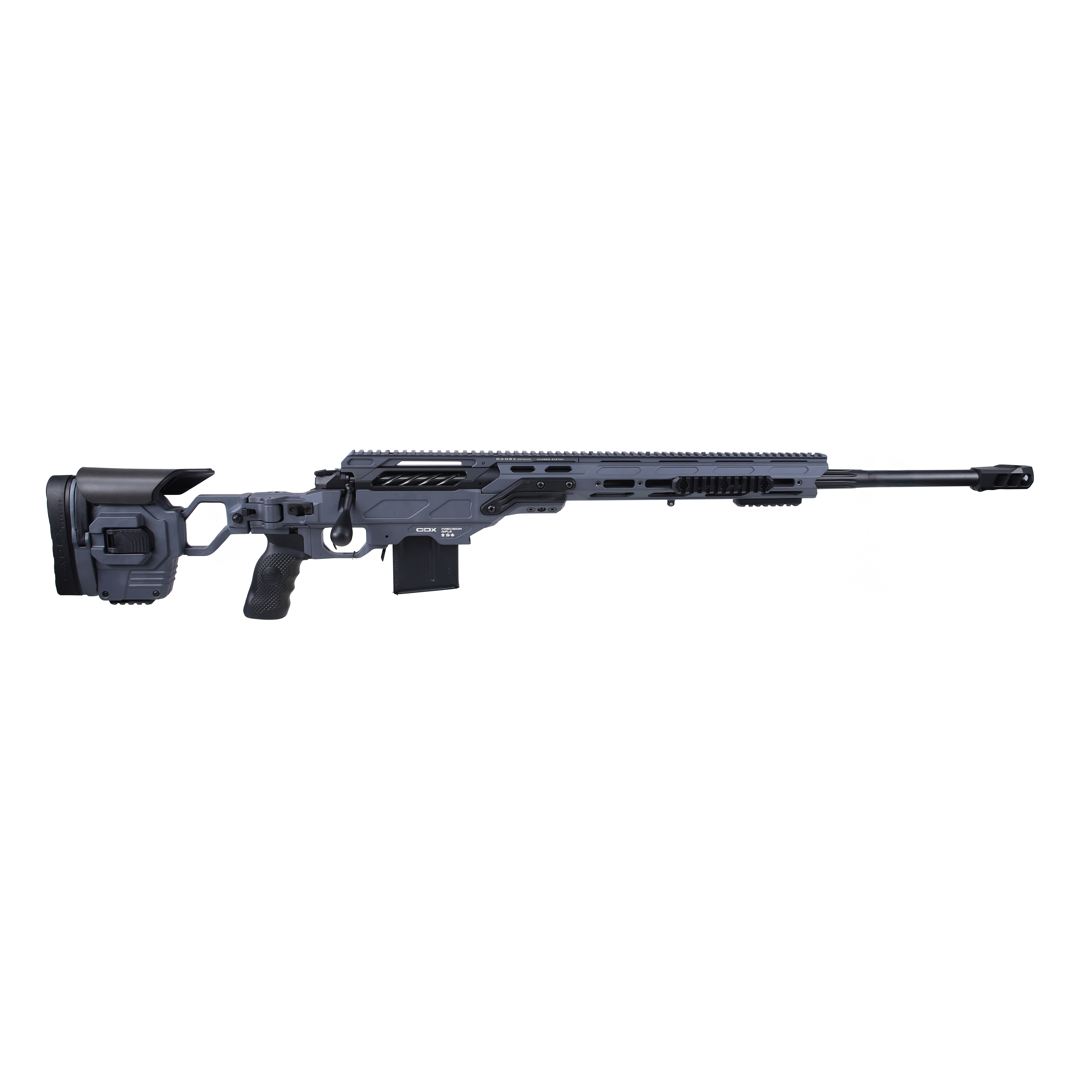 Cadex Defense CDX-30 LITE 6.5 Creedmoor 26&quot; 1:8&quot; Bbl Hybrid Grey Black Rifle CDX30-LITE-6.5-26-BR20-D2B1N-HGB CDX30-LITE-6.5-26-BR20-D2B1N-HGB-Cadex