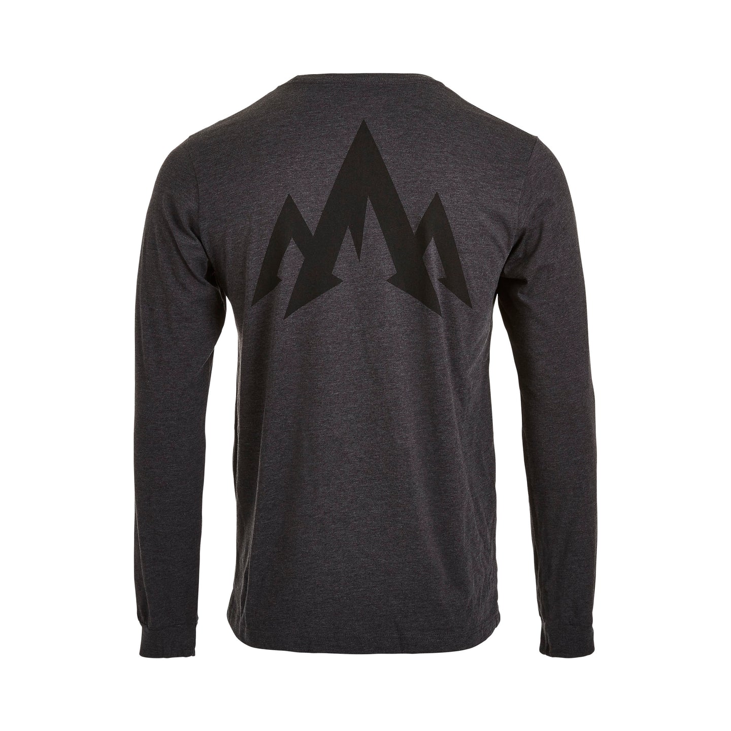 Pnuma Outdoors Side Swipe Long Sleeve Tee Shirt, Dark Grey Color XL LS-TS-SS-DG-XL