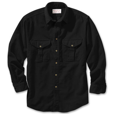 Filson Moleskin Seattle Shirt Black S FCO-001783 FIL-10394-Black-S