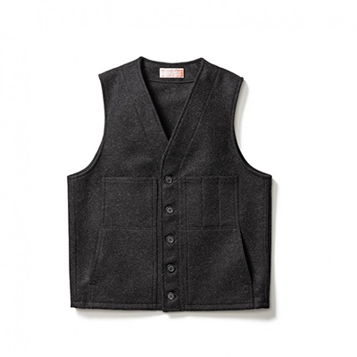 Filson Mackinaw Wool Vest Charcoal XXL FCO-019087 FIL-10055-Charcoal-XXL