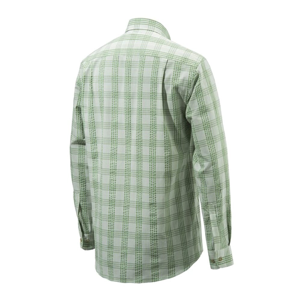 Beretta Men's Classic Button Shirt Green Check 41 LU551T1101075941