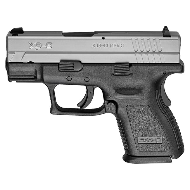 Springfield Armory XD 9MM SUB-COMPACT 3" Stainless, 10-ROUND (W/2 MAGAZINES) XD9821