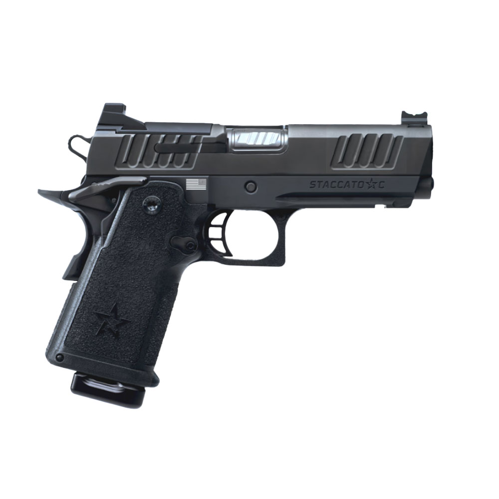 Staccato C  Carry + Duty V3 C Optic Ready Stainless Threaded Barrel (Curv Trig) DLC/SS TB Frm/Fnsh 15-1501-000202