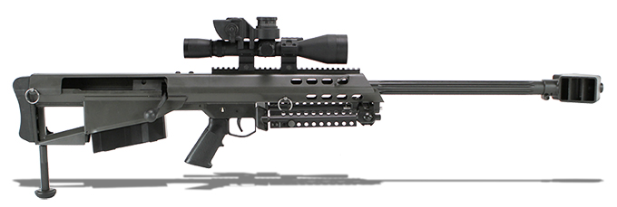 Barrett 95 50 BMG Manganes 29" Leupold Mark 4 M1, BORS, Rings 13554