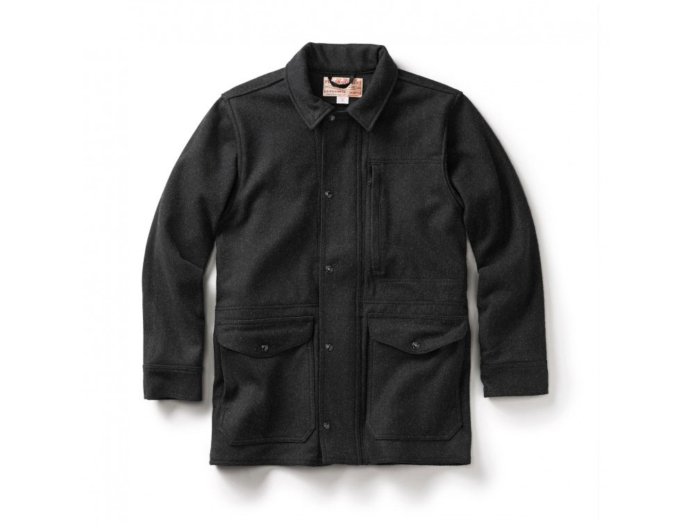 Filson Wool Mile Market Jacket Xlong Charcoal 2XL 10229