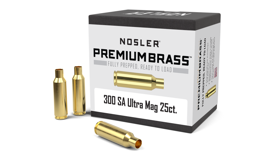Nosler Premium Brass Box Brass - 300 SAUM (25ct) Brass 10228