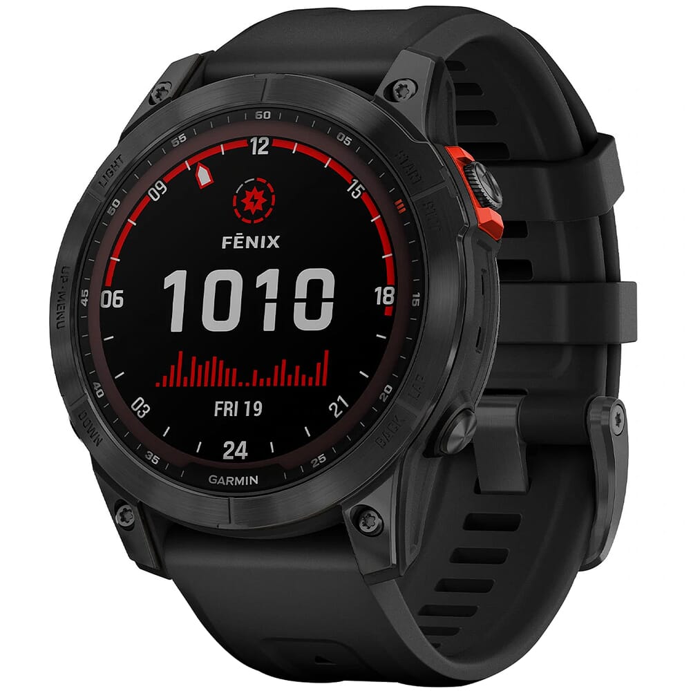 Garmin fenix 7 Solar Slate Gray w/Black Band Smartwatch 010-02540-10