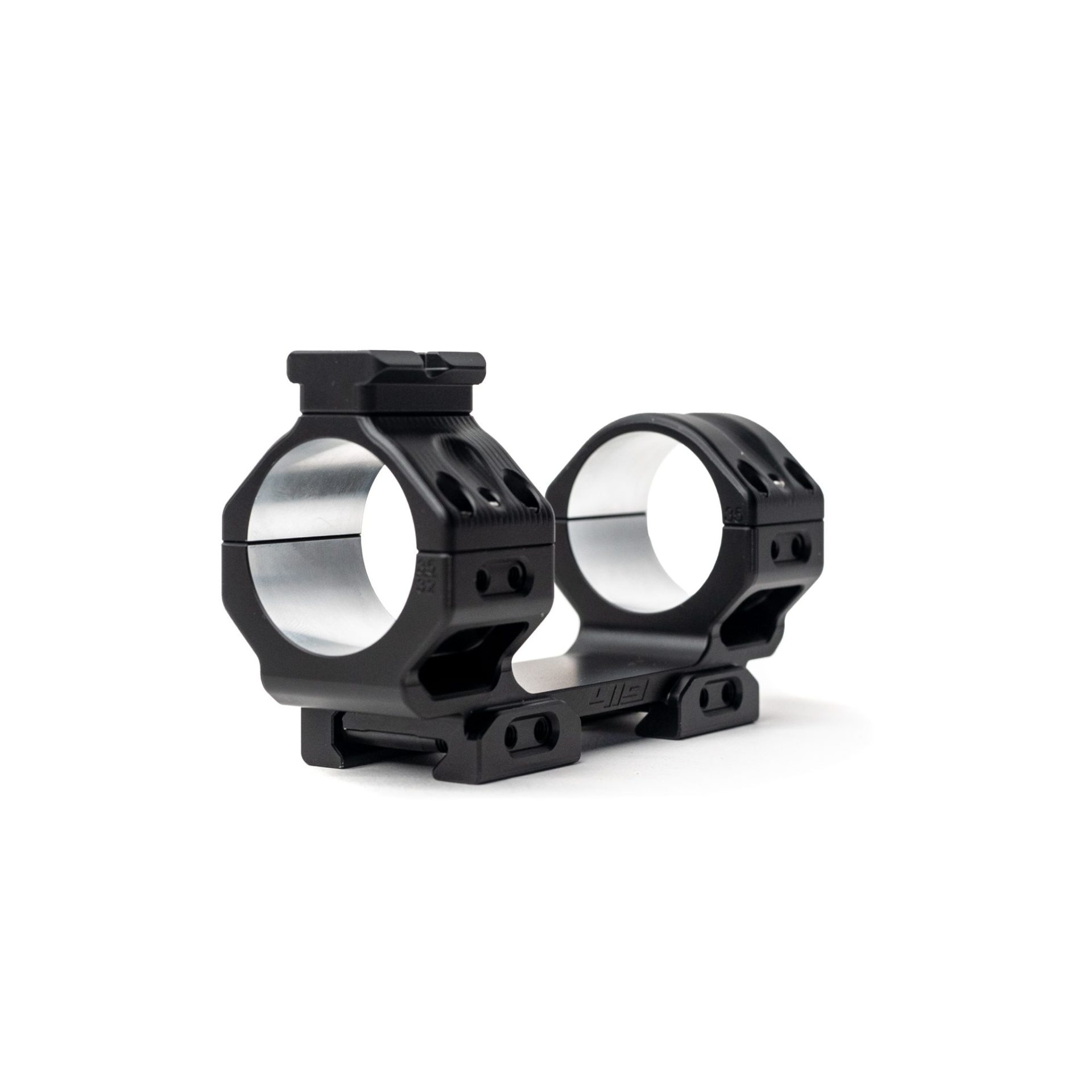 March Scopes Area 419 Tactical One Piece 34mm Tube 39mm High Scope Rings for Picatinny Rail MSR-T-34-39