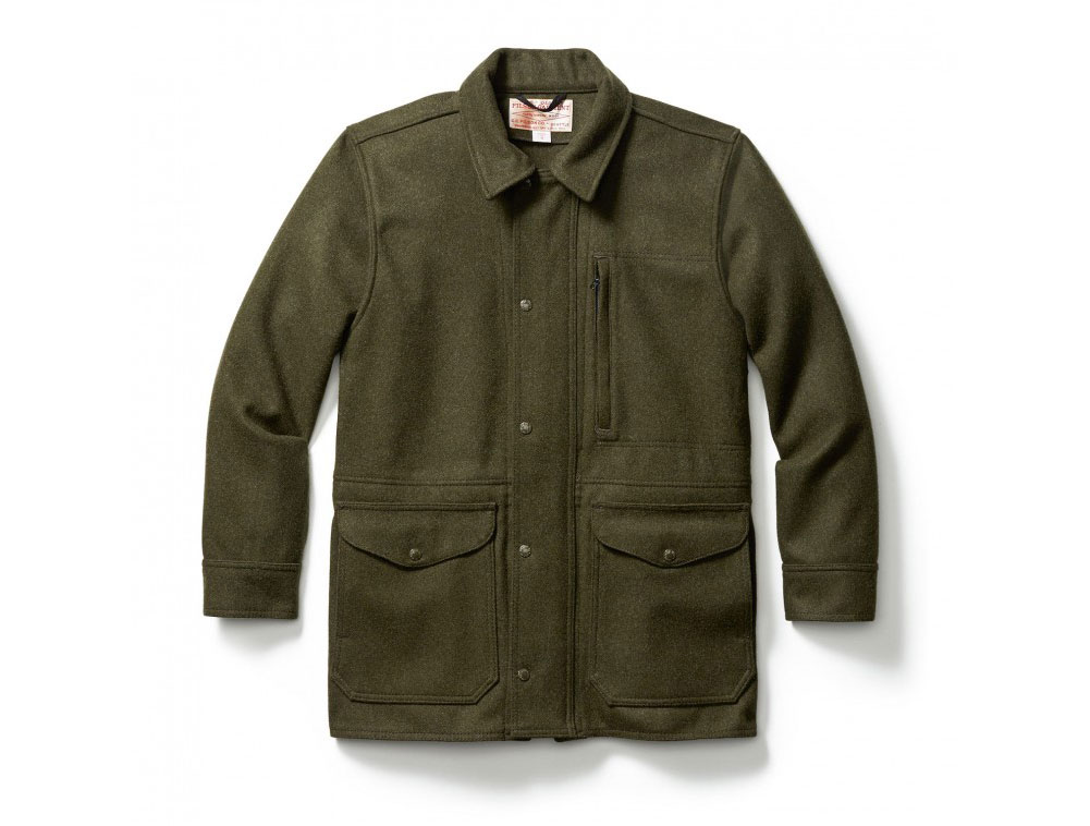 Filson Wool Mile Market Jacket Xlong Forest Green 2XL 10229